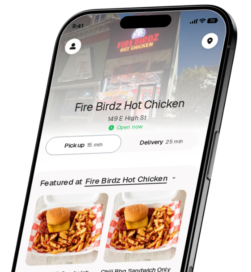 Fire Birdz Hot Chicken app preview