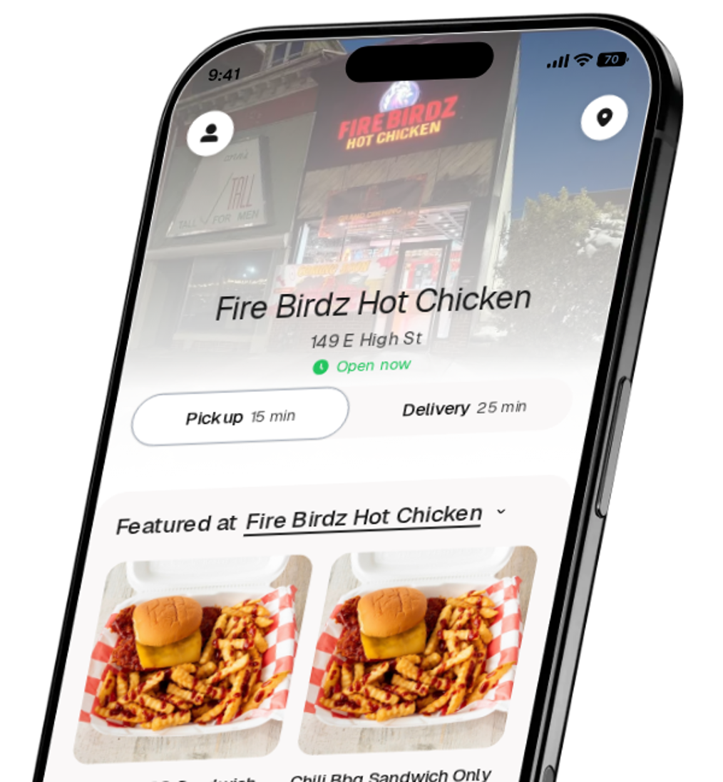 Fire Birdz Hot Chicken app preview