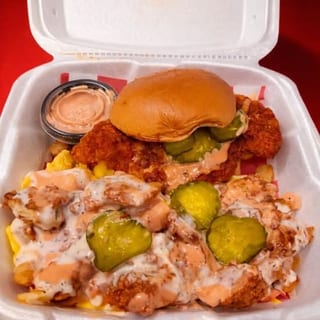 #16. Sandwich With Loaded Fries